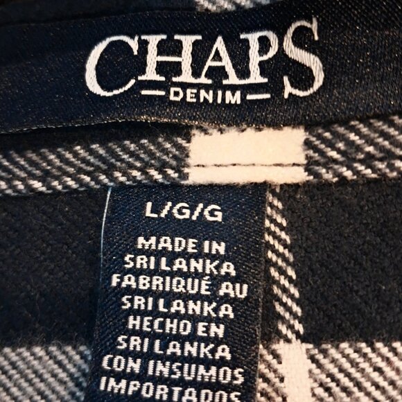 Chaps by Ralph Lauren women's (or unisex) navy plain top, NEW WITHOUT TAGS - Picture 4 of 4